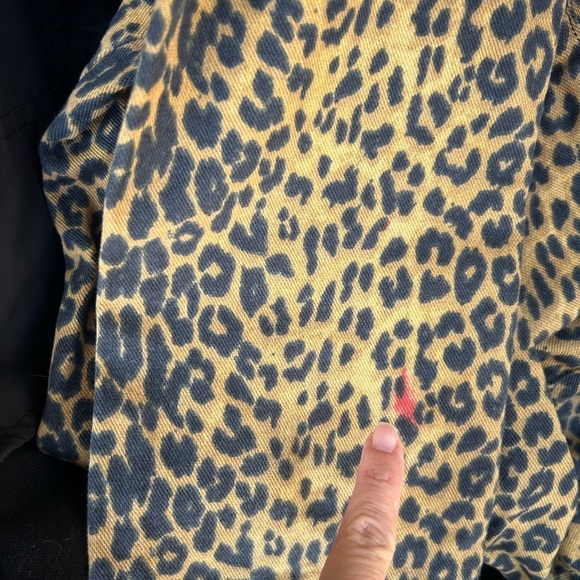 Lip Service Leopard Print Jeans Needle Punk Goth Grunge Gothic Y2K Sz 30 - Picture 8 of 8